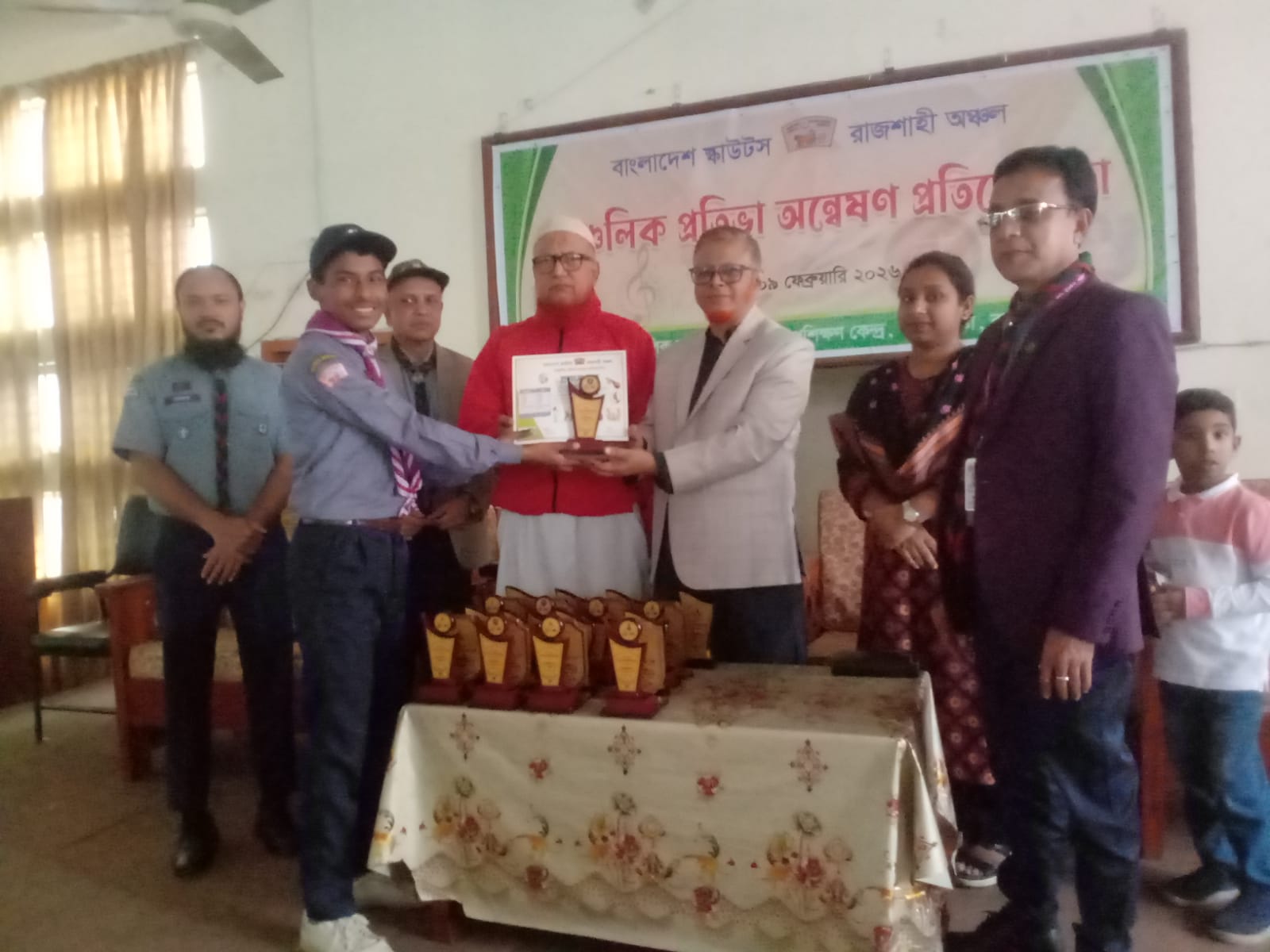 বিভাগীয় পর্যায়ে কেরাত প্রতিযোগিতায় প্রথম স্থান অর্জন